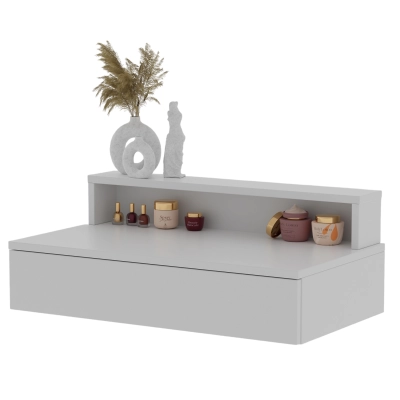 Toaletka / konsola wisząca "LENA PLUS" biały mat 75cm